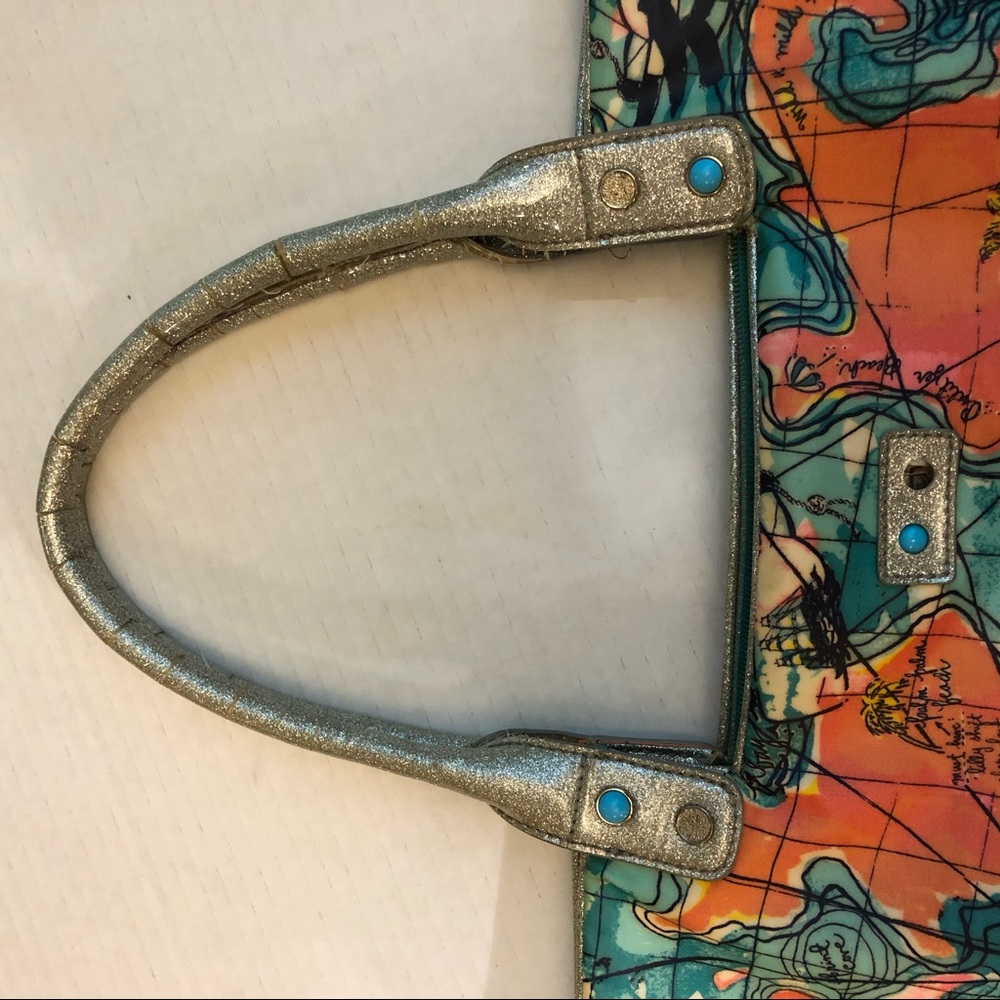 SOLD ❌RARE Lilly Pulitzer x marks the spot Tote - Picture 5 of 8
